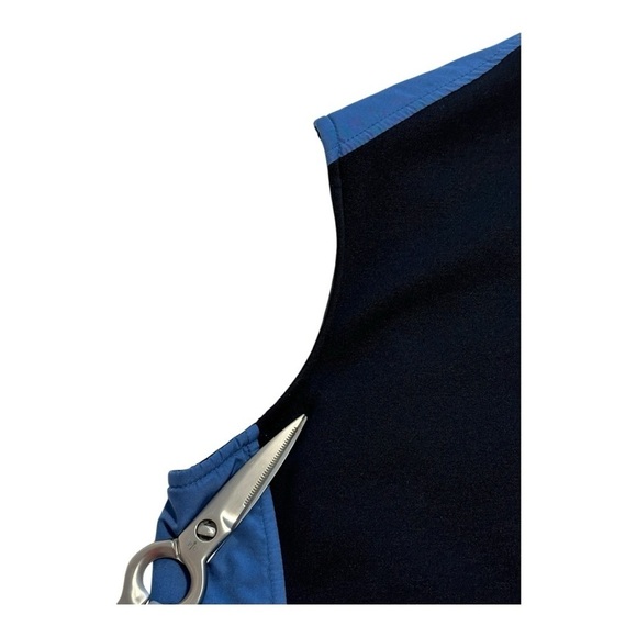 Running Room Vest Zip Up Fleece Reversible Blue Black - Size XL - Picture 9 of 12